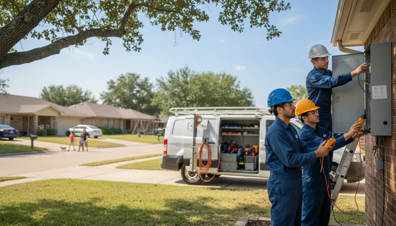 Certified electrician providing emergency electrical services in Jefferson, TX